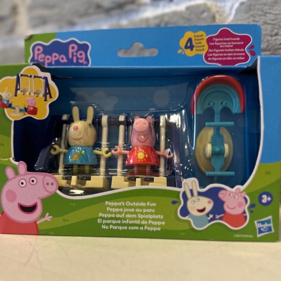 Peppa Pig Peppa’s Outside Fun – Dış Mekân Park Eğlencesi Oyun Seti (4 Parça)
