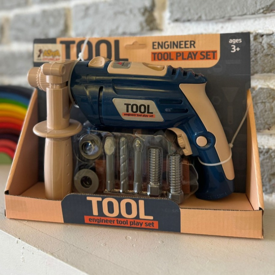 Oyuncak Matkap ve Alet Seti – Engineer Tool Play Set