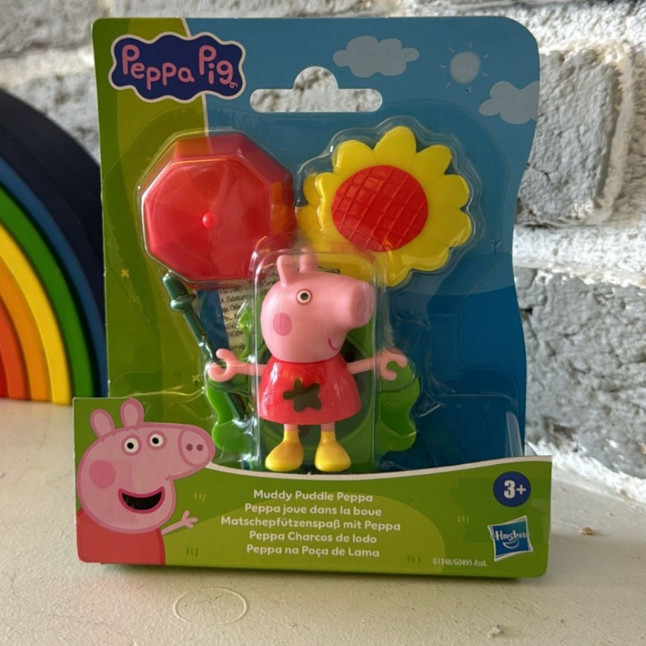 Peppa Pig Muddy Puddle Peppa Figür – Aksesuar Seti (Hasbro)
