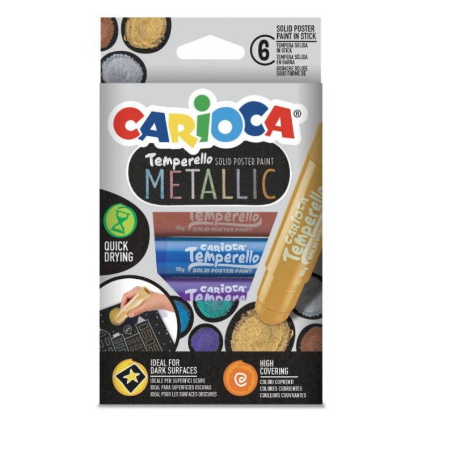 Carioca Temperello Metallic Poster Boya (6 Renk)